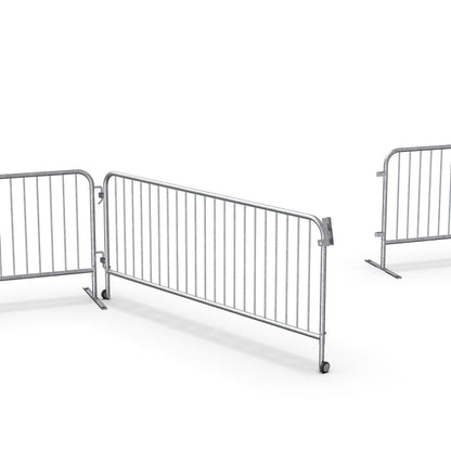 Swing Gate for Interlocking Steel Barricades - Crowd Control Warehouse