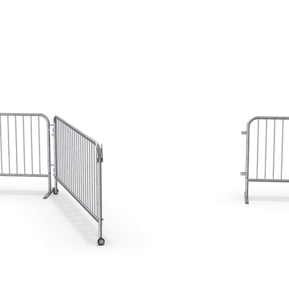 Swing Gate for Interlocking Steel Barricades - Crowd Control Warehouse