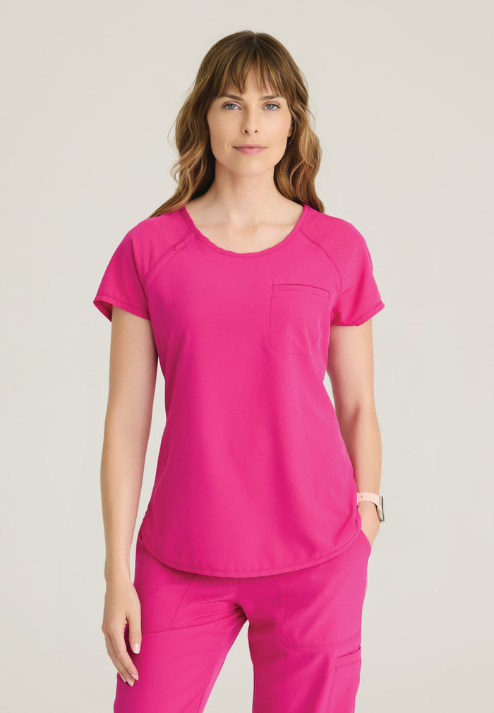 Swing Tuck-in Top - Prestige Pink - Grey's Anatomy Scrubs