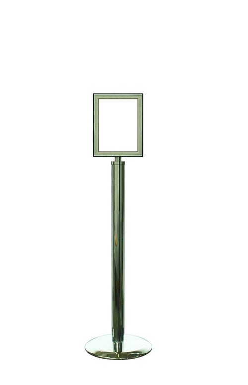 Tensabarrier Sign Stand with Frame - Crowd Control Warehouse