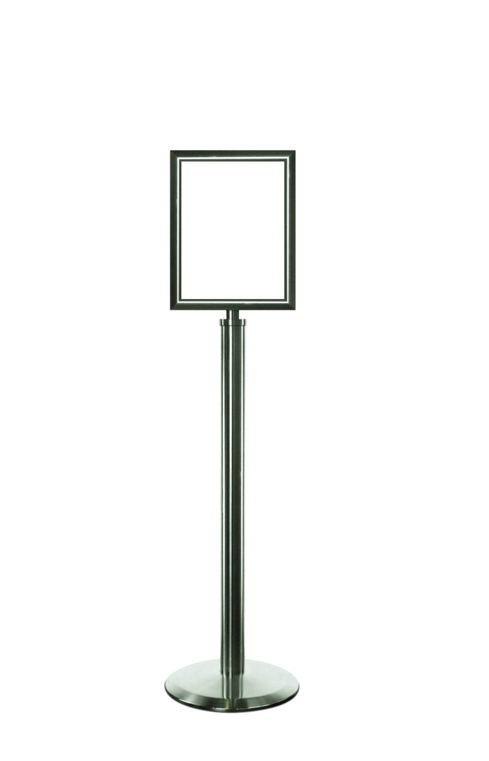 Tensabarrier Sign Stand with Frame - Crowd Control Warehouse