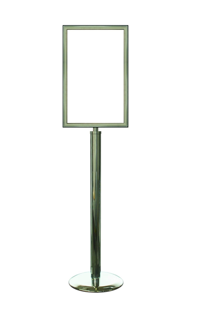 Tensabarrier Sign Stand with Frame - Crowd Control Warehouse