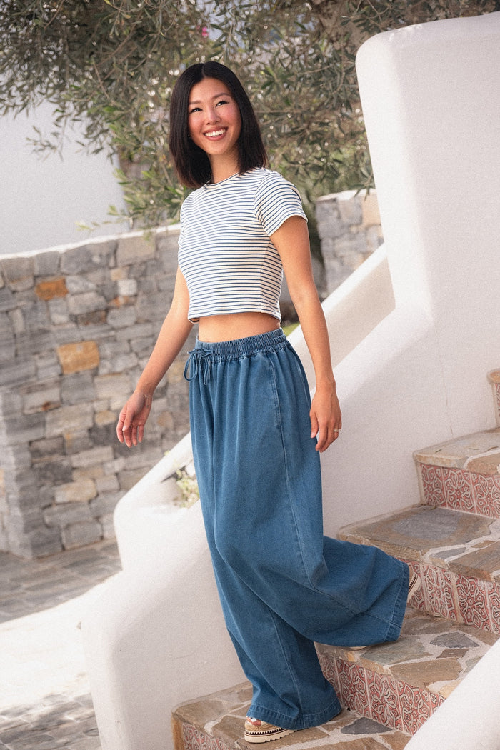 Tepper Pants - Mid Denim