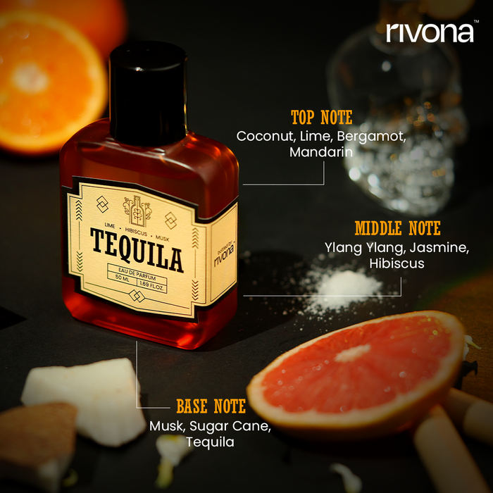 Tequila Perfume – Zesty, Citrus & Mild Fragrance | Fresh Fragrance | 50ml
