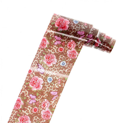 TFS-21 Colourful Floral Foil Set   Naio Nails