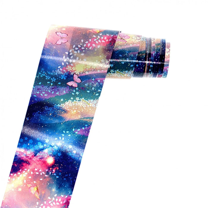 TFS-23 Vibrant Floral Galaxy Set of Foils   Naio Nails