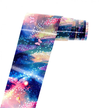 TFS-23 Vibrant Floral Galaxy Set of Foils   Naio Nails