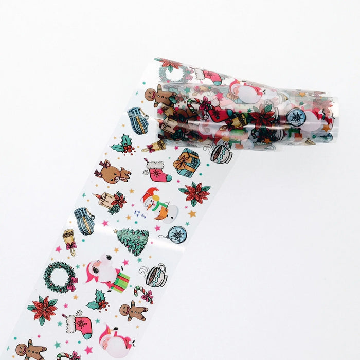 TFS-24 Transparent Christmas Set of Foils   Naio Nails