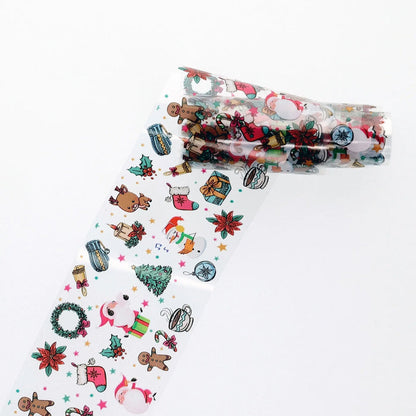 TFS-24 Transparent Christmas Set of Foils   Naio Nails