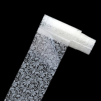 TFS-7 Black & White Netted Foil   Naio Nails