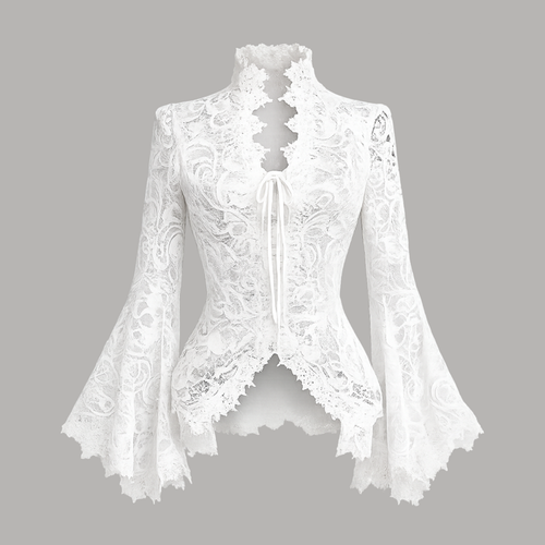 The Moonlit Lace Blouse