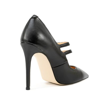 Thin Mary Jane Double Strap High Heels