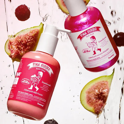 Torhop Pink Aurora Body Wash & Body Lotion 250ml Set