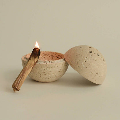 Travertine Sphere Incense