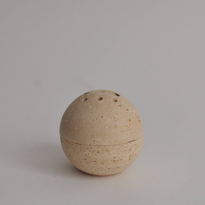Travertine Sphere Incense