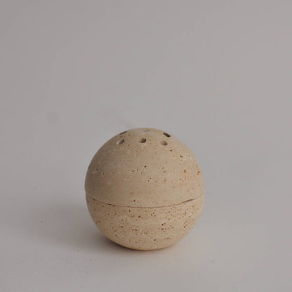 Travertine Sphere Incense