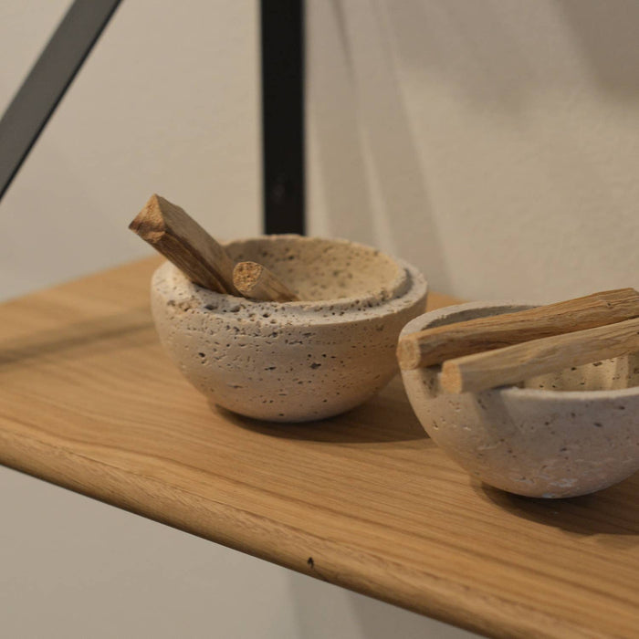 Travertine Sphere Incense