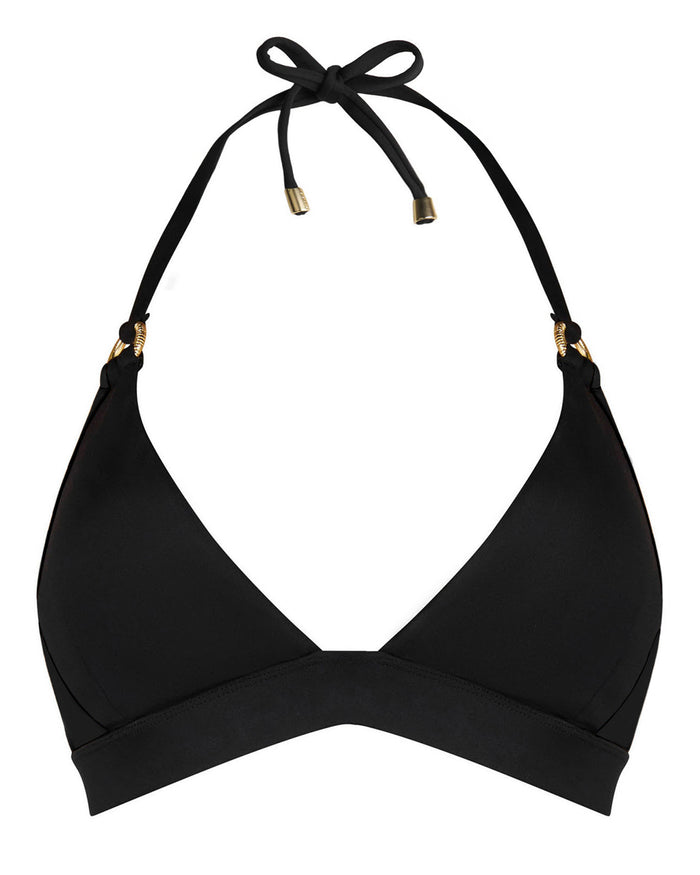 Outline image of Triangle Bikini Top - Black