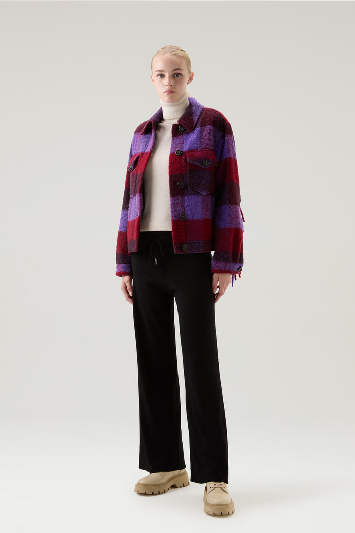 Turtleneck Sweater in Wool Blend Milky Cream