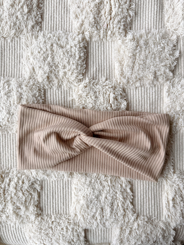 Twistband - Ribbed Tan