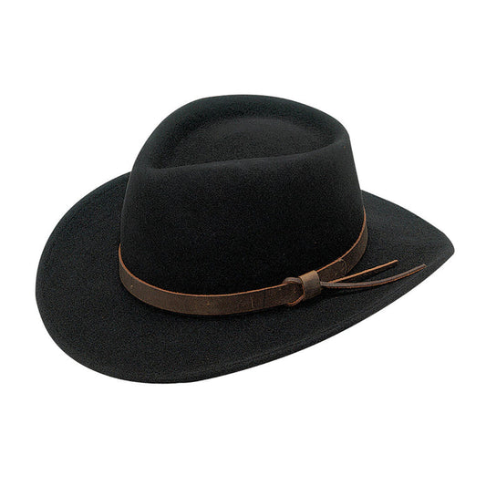 Twister 7211201 Durango Black Crushable Wool Hat