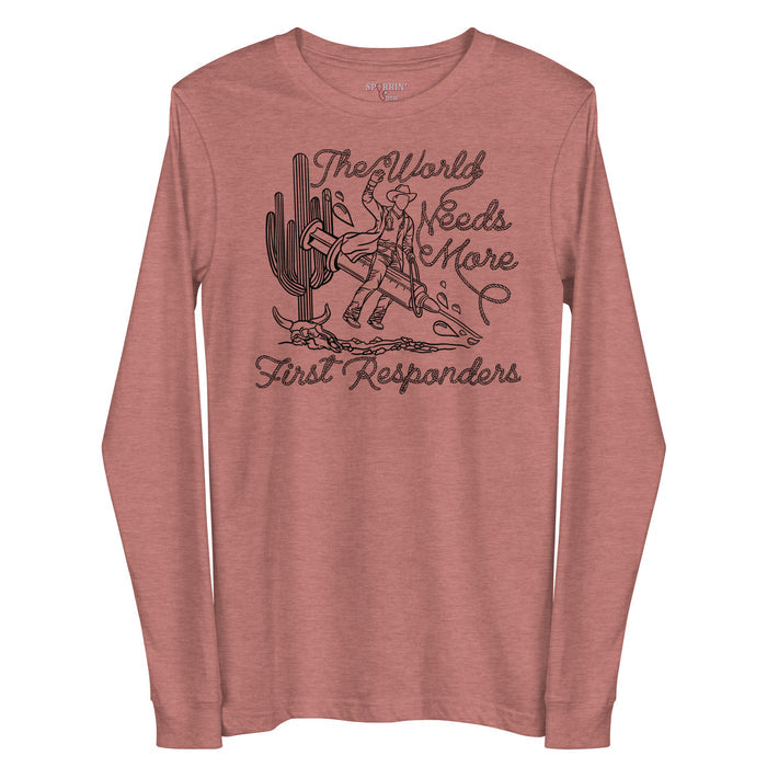 TWNM- First Responders Long Sleeve T-Shirt Light Colors
