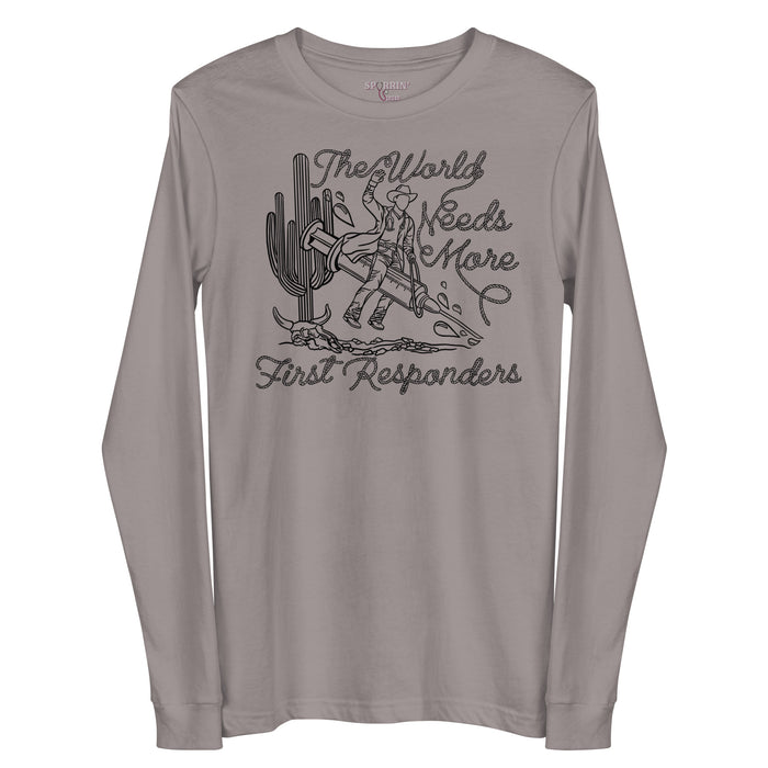 TWNM- First Responders Long Sleeve T-Shirt Light Colors