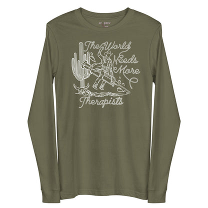 TWNM- Therapists Long Sleeve T-Shirt Dark Colors