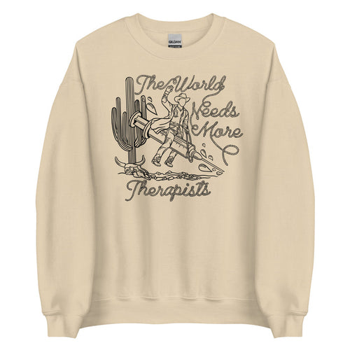 TWNM- Therapists Unisex Crewneck Light Colors