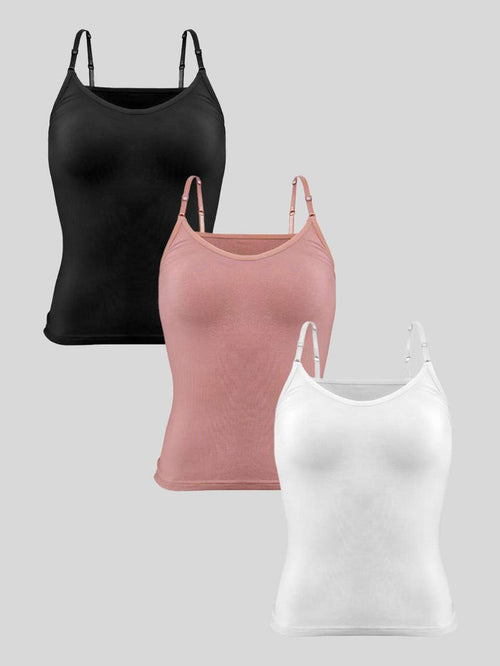 Ultra-Soft Micromodal Camisole Top - Pack of 3