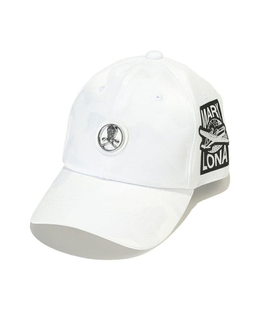 Unisex 6-panel Bb Cap White