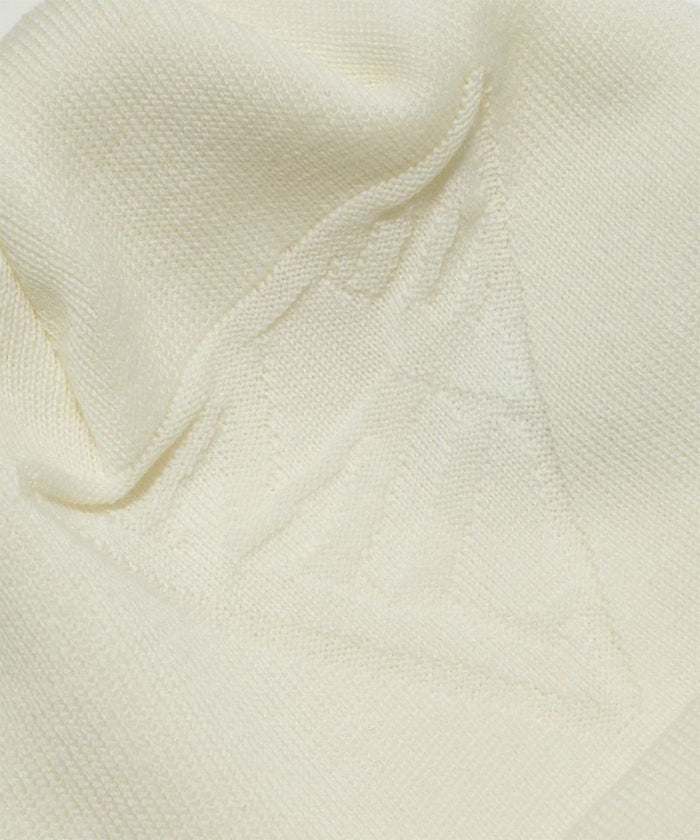 Unisex CD9-SWBN Knit beanie WHITE