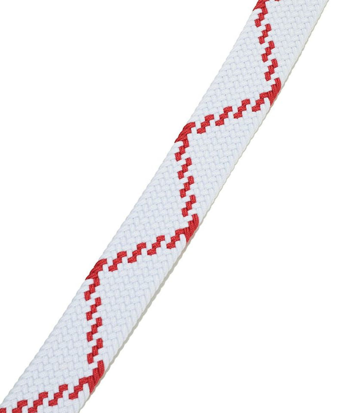 UNISEX Drawl Braided Belt WHITE
