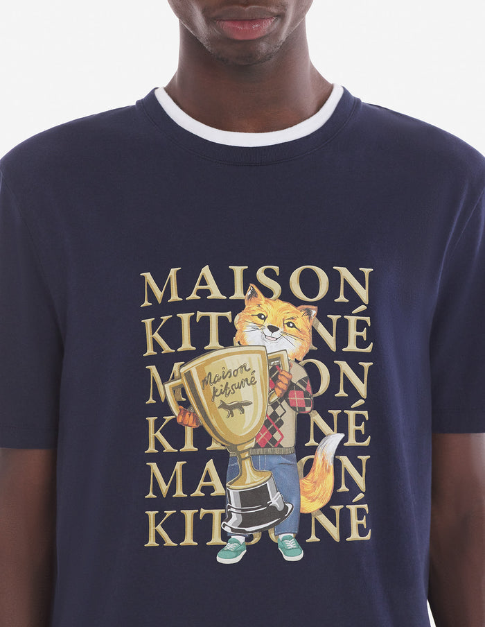 Unisex Fox Champion Regular Tee-shirt Navy