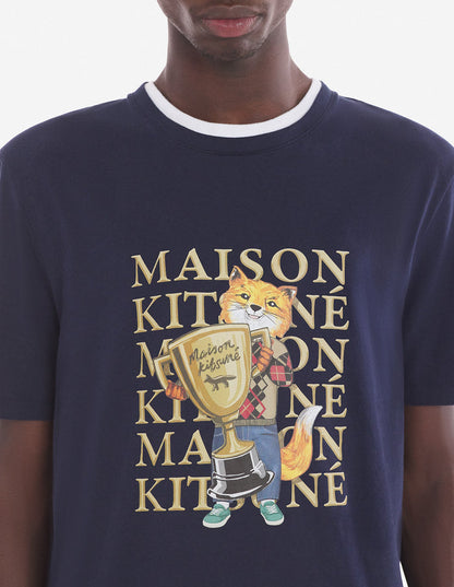 Unisex Fox Champion Regular Tee-shirt Navy