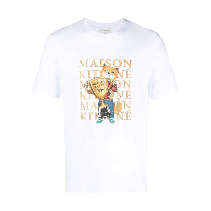 Unisex Fox Champion Regular Tee-shirt White