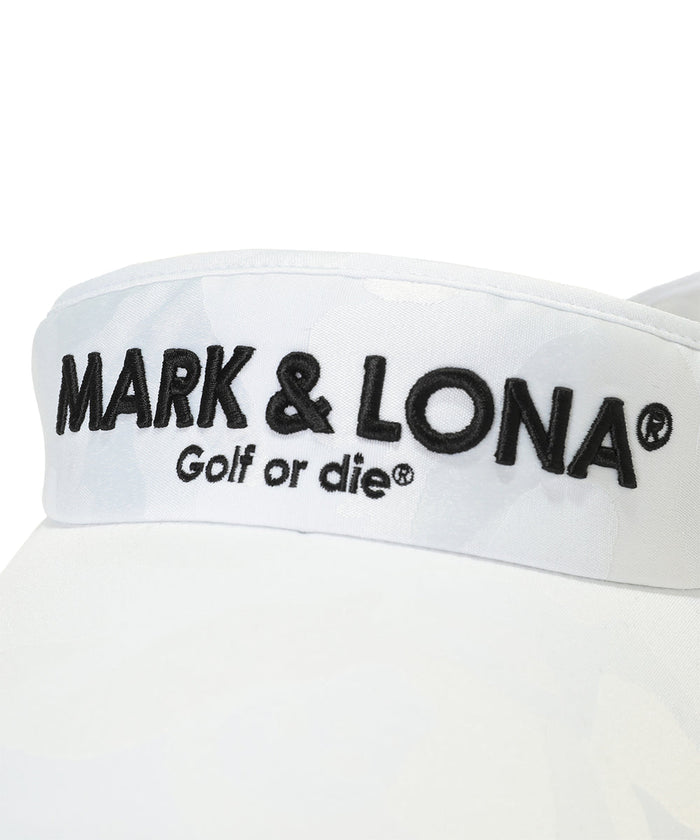 Unisex Gauge Ribboned Visor White