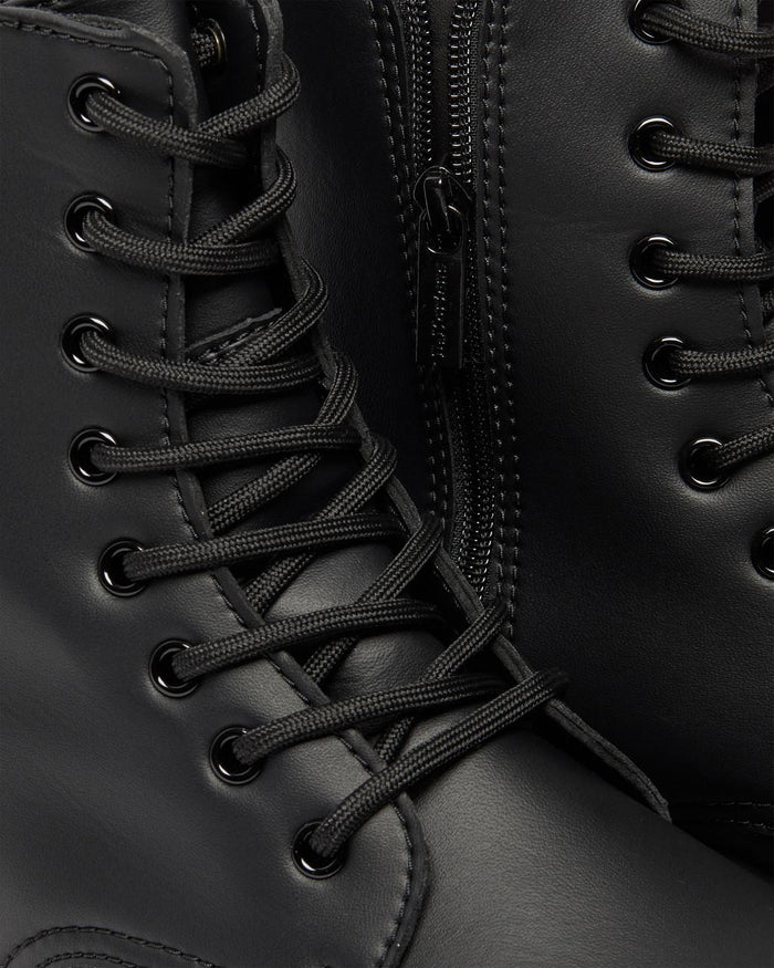 Unisex Vegan Jadon II Mono Platform Boots Black