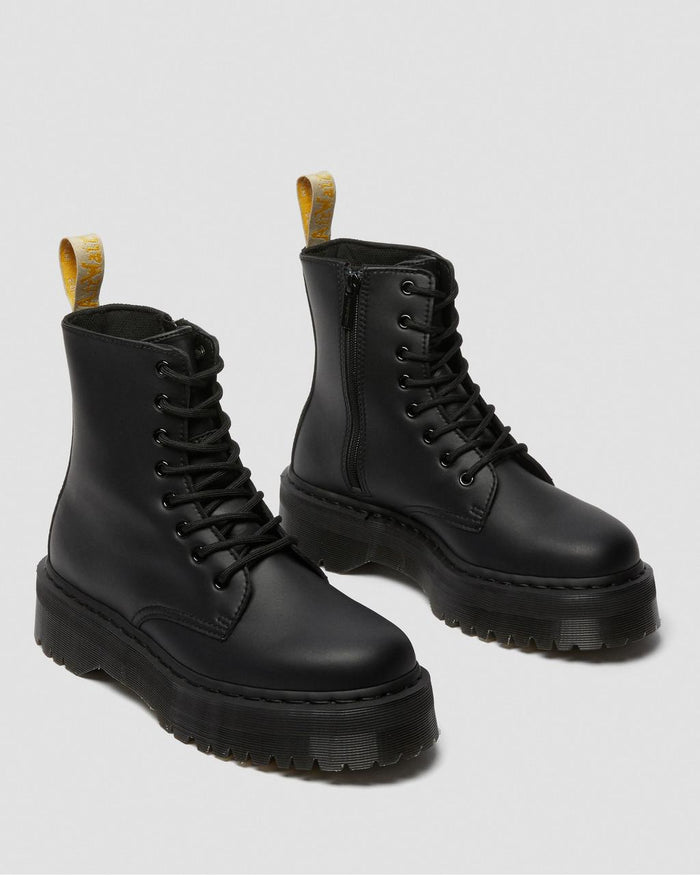 Unisex Vegan Jadon II Mono Platform Boots Black