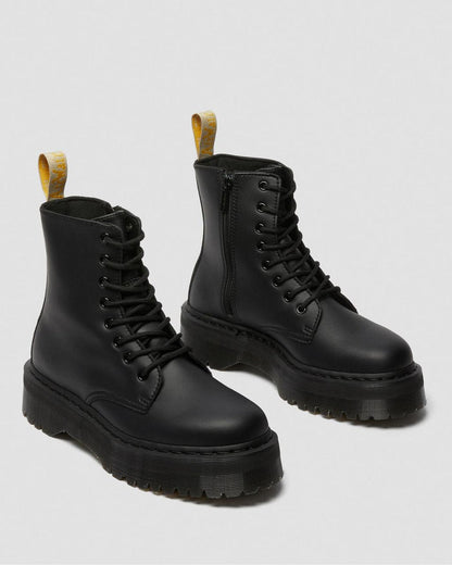 Unisex Vegan Jadon II Mono Platform Boots Black