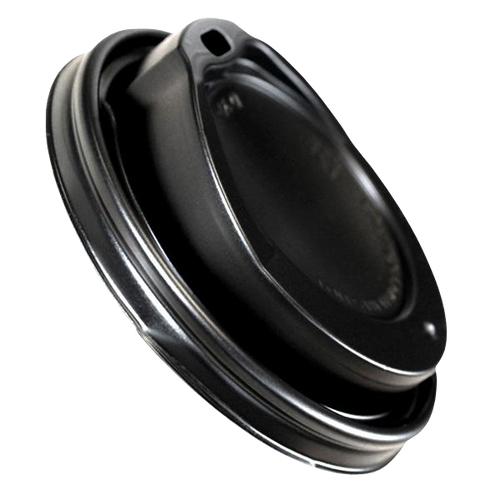 Go Pak Hidden Product Upsell Black Sip Thru Lids 500