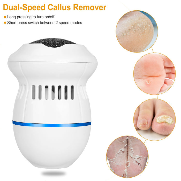 USB Rechargeable Electric Callus Grinder – Vacuum Foot File