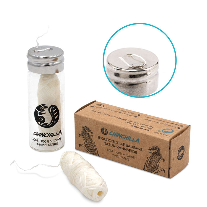 VEGAN DENTAL FLOSS 30 M MADE FROM CORN STARCH
