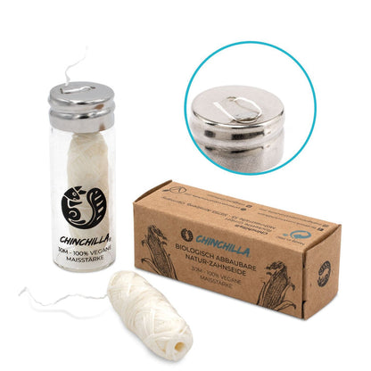 VEGAN DENTAL FLOSS 30 M MADE FROM CORN STARCH
