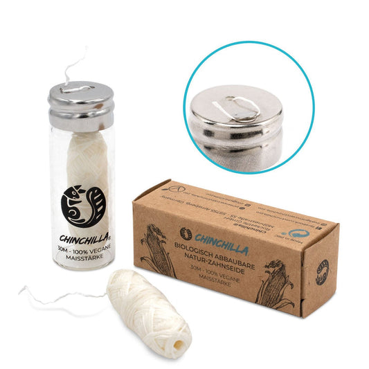 VEGAN DENTAL FLOSS 30 M MADE FROM CORN STARCH