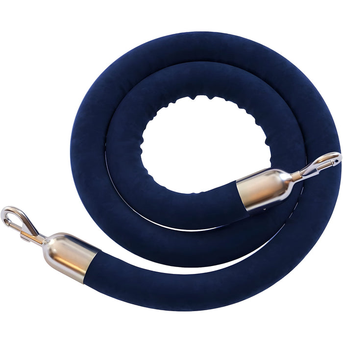 6 FT. / POLISHED STAINLESS STEEL / DARK BLUE