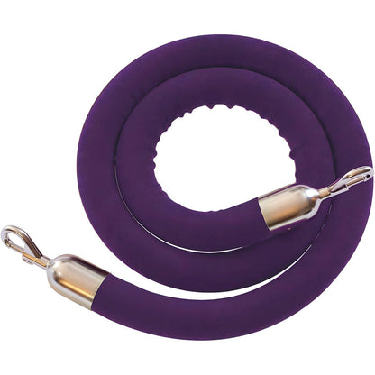 6 FT. / POLISHED STAINLESS STEEL / PURPLE