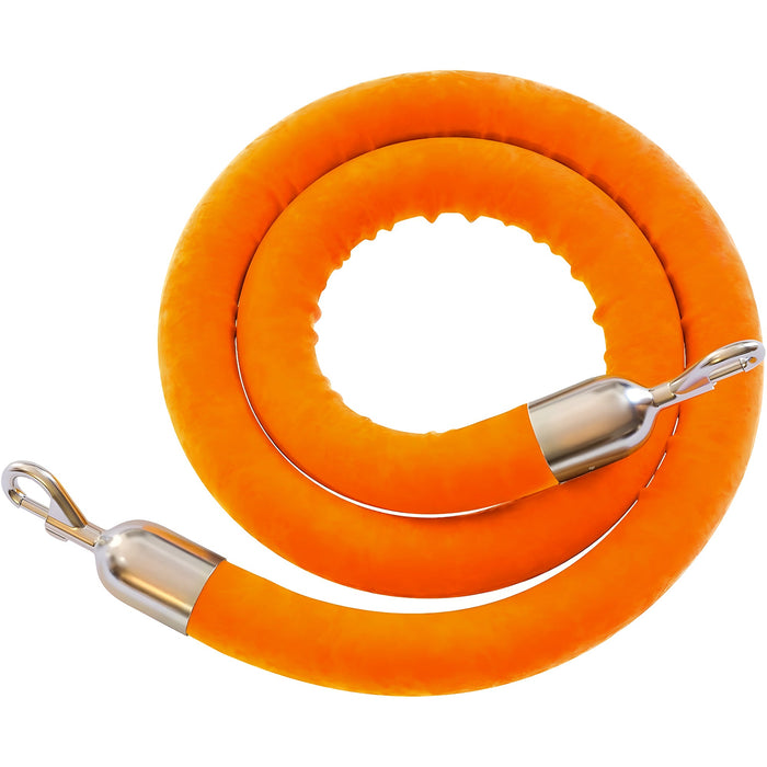 6 FT. / POLISHED STAINLESS STEEL / ORANGE