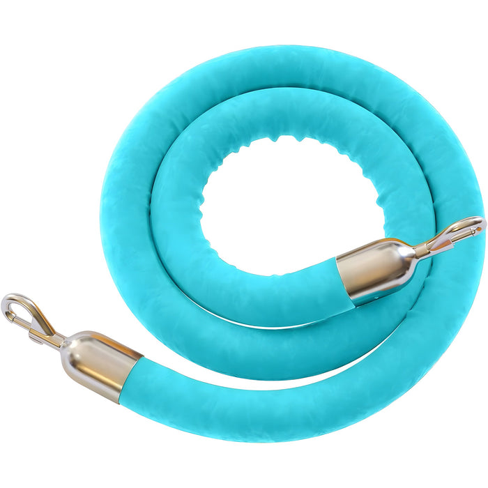 6 FT. / POLISHED STAINLESS STEEL / TURQUIOSE