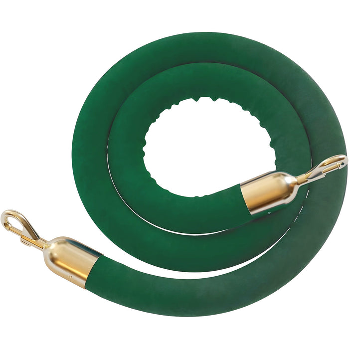 6 FT. / POLISHED BRASS / DARK GREEN